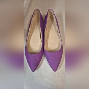 Nine West Vibrant Light Purple Flats , Wore Them Once